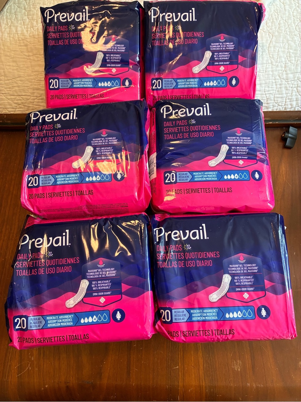 Prevail Daily Pads Moderate absorbency - Picture 5 of 6